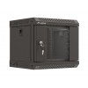 LANBERG RACKOVÁ SKŘÍŇ 10" NÁSTĚNNÁ 4U/300X300 (FLAT PACK) S PROSKLENÝMI DVEŘMI ČERNÁ