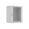 LANBERG 19" RACKOVÁ SKŘÍŇ 12U/540X350 (FLAT PACK) S PROSKLENÝMI DVEŘMI ŠEDÁ