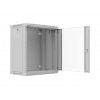 LANBERG 19" RACKOVÁ SKŘÍŇ 12U/540X350 (FLAT PACK) S PROSKLENÝMI DVEŘMI ŠEDÁ