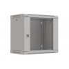 LANBERG 19" RACKOVÁ SKŘÍŇ PRO MONTÁŽ NA STĚNU 9U/540X350 (FLAT PACK) S PROSKLENÝMI DVEŘMI ŠEDÁ
