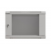 LANBERG 19" RACKOVÁ SKŘÍŇ PRO MONTÁŽ NA STĚNU 6U/540X350 (FLAT PACK) S PROSKLENÝMI DVEŘMI ŠEDÁ