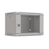 LANBERG 19" RACKOVÁ SKŘÍŇ PRO MONTÁŽ NA STĚNU 6U/540X350 (FLAT PACK) S PROSKLENÝMI DVEŘMI ŠEDÁ