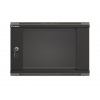 LANBERG 19" RACKOVÁ SKŘÍŇ PRO MONTÁŽ NA STĚNU 6U/540X350 (FLAT PACK) S PROSKLENÝMI DVEŘMI ČERNÁ