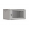 LANBERG RACKOVÁ SKŘÍŇ 19" NÁSTĚNNÁ 4U/540X350 (FLAT PACK) S PROSKLENÝMI DVEŘMI ŠEDÁ