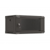 LANBERG RACKOVÁ SKŘÍŇ 19" NÁSTĚNNÁ 4U/540X350 (FLAT PACK) S PROSKLENÝMI DVEŘMI ČERNÁ