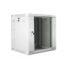 LANBERG RACKOVÁ SKŘÍŇ 19" DVOUDÍLNÁ NÁSTĚNNÁ 12U/600X600 (FLAT PACK) ŠEDÁ