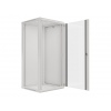 LANBERG RACKOVÁ SKŘÍŇ 19" NÁSTĚNNÁ 27U/600X600 (FLAT PACK) S PROSKLENÝMI DVEŘMI ŠEDÁ V2
