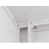 LANBERG RACKOVÁ SKŘÍŇ 19" NÁSTĚNNÁ 27U/600X600 (FLAT PACK) S PROSKLENÝMI DVEŘMI ŠEDÁ V2