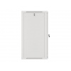 LANBERG 19" RACKOVÁ SKŘÍŇ PRO MONTÁŽ NA STĚNU 22U/600X600 (FLAT PACK) S PROSKLENÝMI DVEŘMI ŠEDÁ V2