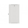 LANBERG 19" RACKOVÁ SKŘÍŇ PRO MONTÁŽ NA STĚNU 22U/600X600 (FLAT PACK) S PROSKLENÝMI DVEŘMI ŠEDÁ V2
