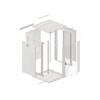 LANBERG 19" RACKOVÁ SKŘÍŇ PRO MONTÁŽ NA STĚNU 18U/600X600 (FLAT PACK) ŠEDÁ V2