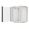 LANBERG 19" RACKOVÁ SKŘÍŇ PRO MONTÁŽ NA STĚNU 15U/600X600 (FLAT PACK) S PROSKLENÝMI DVEŘMI ŠEDÁ V2c
