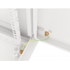 LANBERG RACKOVÁ SKŘÍŇ 19" PRO MONTÁŽ NA STĚNU 9U/600X600 PRO VLASTNÍ MONTÁŽ S KOVOVÝMI DVEŘMI ŠEDÁ