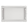 LANBERG 19" RACKOVÁ SKŘÍŇ PRO MONTÁŽ NA STĚNU 6U/600X600 (FLAT PACK) S PROSKLENÝMI DVEŘMI ŠEDÁ V2