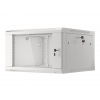 LANBERG 19" RACKOVÁ SKŘÍŇ PRO MONTÁŽ NA STĚNU 6U/600X600 (FLAT PACK) S PROSKLENÝMI DVEŘMI ŠEDÁ V2