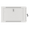 LANBERG 19" RACKOVÁ SKŘÍŇ PRO MONTÁŽ NA STĚNU 6U/600X600 (FLAT PACK) S PROSKLENÝMI DVEŘMI ŠEDÁ V2
