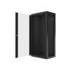 LANBERG RACKOVÁ SKŘÍŇ 19" NÁSTĚNNÁ 27U/600X450 (FLAT PACK) S PROSKLENÝMI DVEŘMI ČERNÁ V2