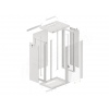 LANBERG 19" RACKOVÁ SKŘÍŇ PRO MONTÁŽ NA STĚNU 22U/600X450 (FLAT PACK) ŠEDÁ V2