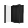 LANBERG 19" RACKOVÁ SKŘÍŇ PRO MONTÁŽ NA STĚNU 22U/600X450 (FLAT PACK) S PROSKLENÝMI DVEŘMI ČERNÁ V2