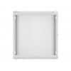 LANBERG RACKOVÁ SKŘÍŇ 19" NÁSTĚNNÁ 12U/600X450 PRO VLASTNÍ MONTÁŽ S KOVOVÝMI DVEŘMI ŠEDÁ