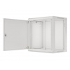 LANBERG RACKOVÁ SKŘÍŇ 19" NÁSTĚNNÁ 12U/600X450 PRO VLASTNÍ MONTÁŽ S KOVOVÝMI DVEŘMI ŠEDÁ
