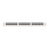 LANBERG PATCH PANEL 24 PORTŮ 1U 19" CAT.6A FTP STÍNĚNÝ ŠEDÝ
