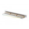 LANBERG PATCH PANEL 24 PORTŮ 1U 19" CAT.6A FTP STÍNĚNÝ ŠEDÝ