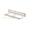 LANBERG PATCH PANEL 12 PORTŮ 1U 19" FTP PRO MODULY KEYSTONE ŠEDÝ V2