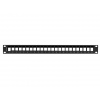 LANBERG PATCH PANEL BLANK 24 PORTŮ 1U PRO MODULY KEYSTONE ČERNÝ