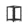 LANBERG OTEVŘENÝ RACK 15U 19" 600X600-1100 NASTAVITELNÝ ČERNÝ