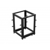 LANBERG OTEVŘENÝ RACK 15U 19" 600X600-1100 NASTAVITELNÝ ČERNÝ