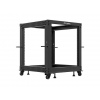 LANBERG OTEVŘENÝ RACK 12U 19" 600X600-1100 NASTAVITELNÝ ČERNÝ