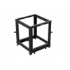 LANBERG OTEVŘENÝ RACK 12U 19" 600X600-1100 NASTAVITELNÝ ČERNÝ