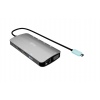 i-tec USB-C Metal Nano 3x Display (DP, HDMI and VGA) Docking Station, Power Delivery 100W