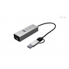 i-tec USB-C/USB-A Metal HUB 3 (2x USB-C, 1x USB-A) Port + 2.5GLAN