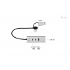 i-tec USB-C/USB-A Metal HUB 3 (2x USB-C, 1x USB-A) Port + 2.5GLAN