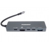 PremiumCord adaptér USB-C na HDMI+USB A+USB C+PD