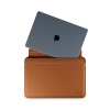 Epico Leather Sleeve MacBook Pro 13,3"/Air 13,6" - hnědá