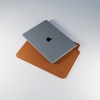 Epico Leather Sleeve MacBook Pro 13,3"/Air 13,6" - hnědá