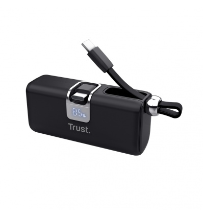 TRUST PACTO 5000 PD POCKET POWERBANK BLK