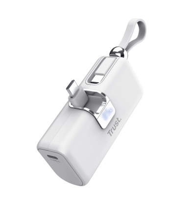 TRUST PACTO 5000 PD POCKET POWERBANK WHT