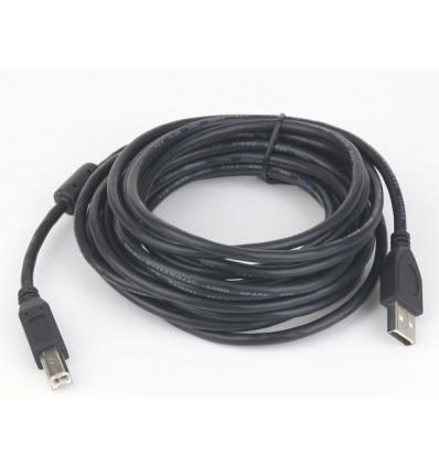 Kabel USB A-B 1,8m 2.0 HQ s ferritovým jádrem