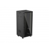 LANBERG 19" VOLNĚ STOJÍCÍ RACKOVÁ SKŘÍŇ 27U/600X600 (FLAT PACK) S PROSKLENÝMI DVEŘMI ČERNÁ