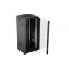 LANBERG 19" VOLNĚ STOJÍCÍ RACKOVÁ SKŘÍŇ 27U/600X600 (FLAT PACK) S PROSKLENÝMI DVEŘMI ČERNÁ