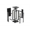 LANBERG 19" VOLNĚ STOJÍCÍ RACKOVÁ SKŘÍŇ 27U/600X600 (FLAT PACK) S PROSKLENÝMI DVEŘMI ČERNÁ