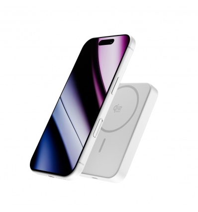 Epico Qi2 25W 10000mAh Mag+ powerbanka EM75 - stříbrná