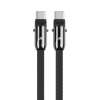 TB USB-C 2v1 kabel, 1m, černý