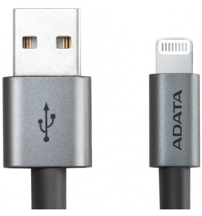 ADATA Lightning kabel MFi titanový pletený