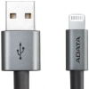 ADATA Lightning kabel MFi titanový pletený