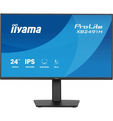 24" iiyama XB2491HS-B1:IPS,DP,HDMI,120Hz,HAS